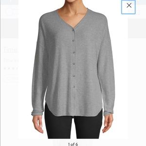 Brand new time and tru waffle top